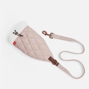 Reddy Pink Fleece Hand Warmer Dog Lead Leash 4 Feet with Matching Collar!